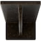 Ekena Millwork Heaton Hidden Support Steel Bracket w/ 6" Support Depth, Antiqued Pale Gold 3"W x 10"D x 2"H BKTM03X10X02HEAPG - alternate 3